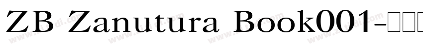 ZB Zanutura Book001字体转换